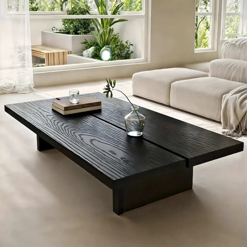 Ivy coffee table Ash wood tea table .
