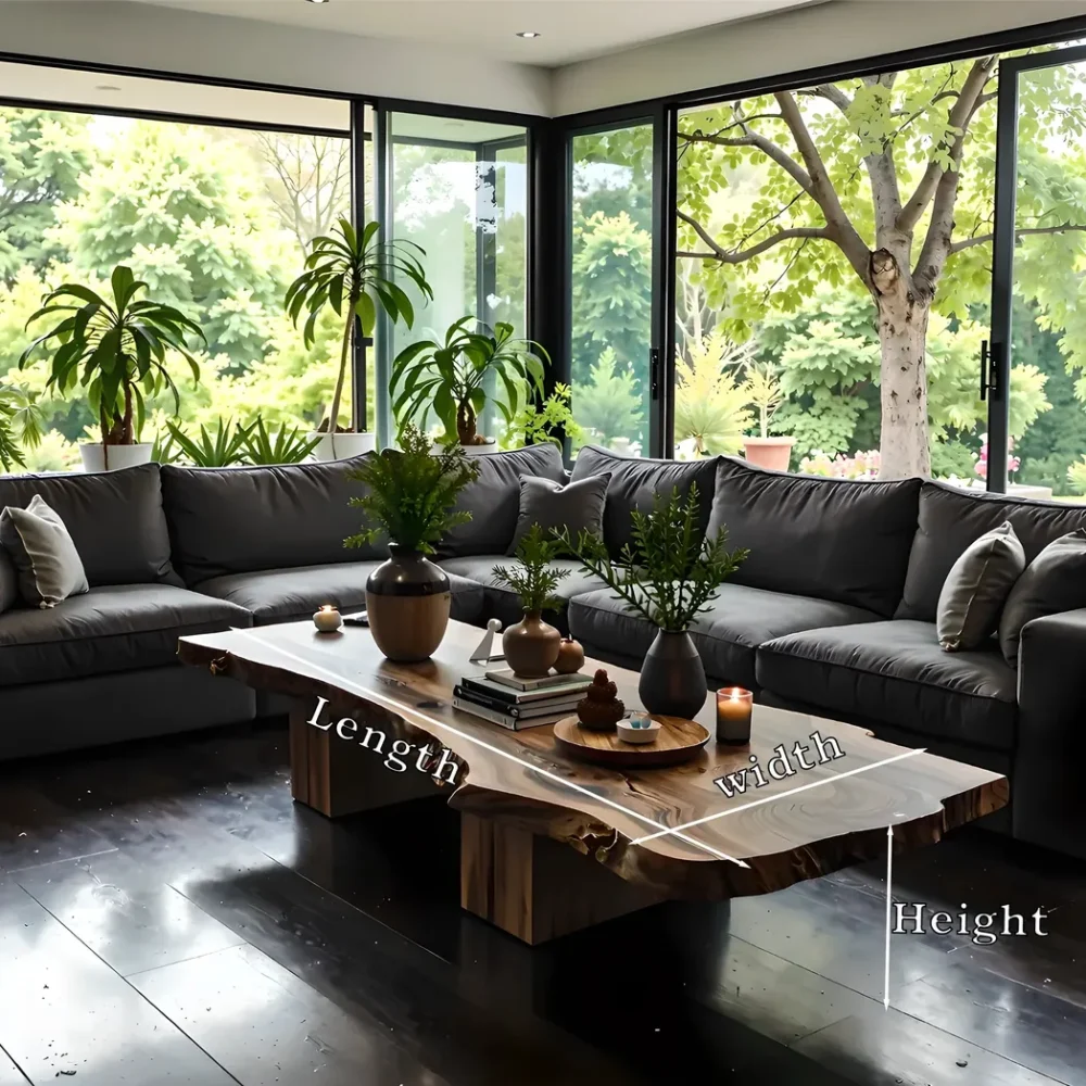 Large Rustic Coffee Table ? Custom-Made for Your Living Room - Image 5