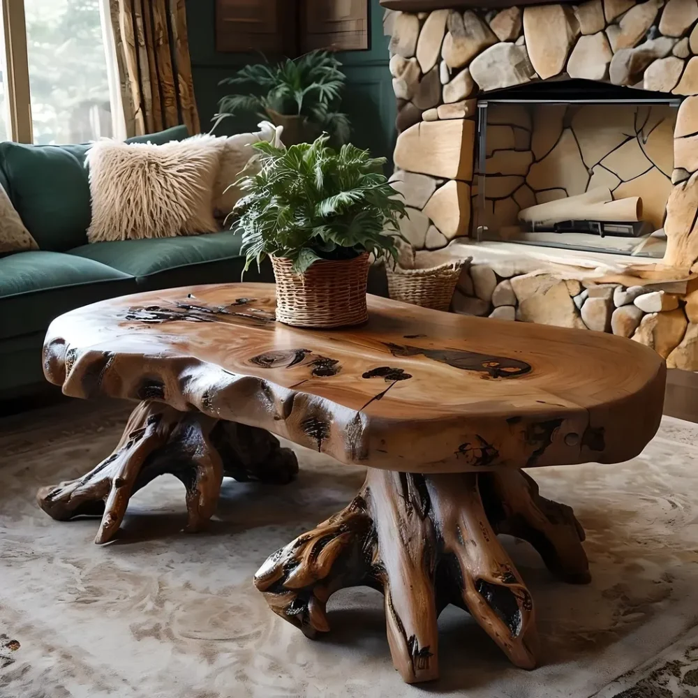 Living room table, recycled wood, handmade coffee table, living room decorative table