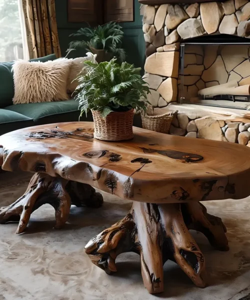 Living room table, recycled wood, handmade coffee table, living room decorative table