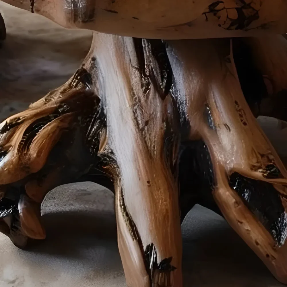 Living room table, recycled wood, handmade coffee table, living room decorative table - Image 3