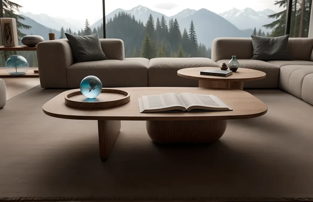 Samara Coffee Table ? Contemporary Design with Durable Wood for Stylish Living Room Decor