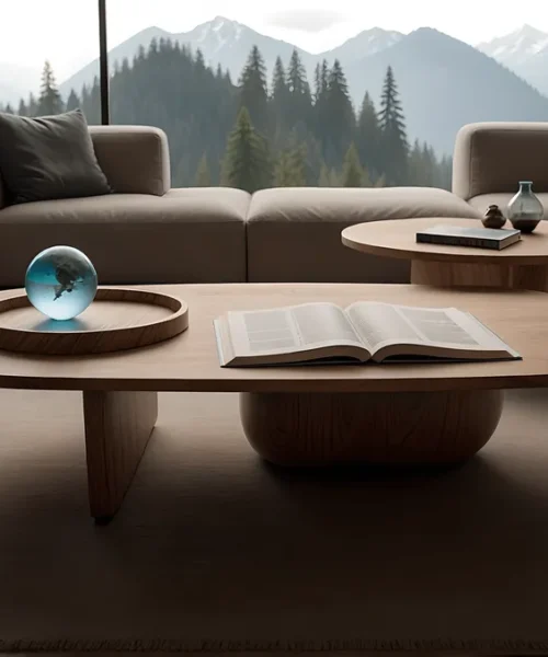 Samara Coffee Table ? Contemporary Design with Durable Wood for Stylish Living Room Decor