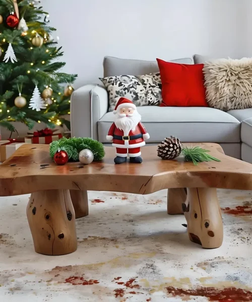 Solid wood coffee table, handmade sofa table