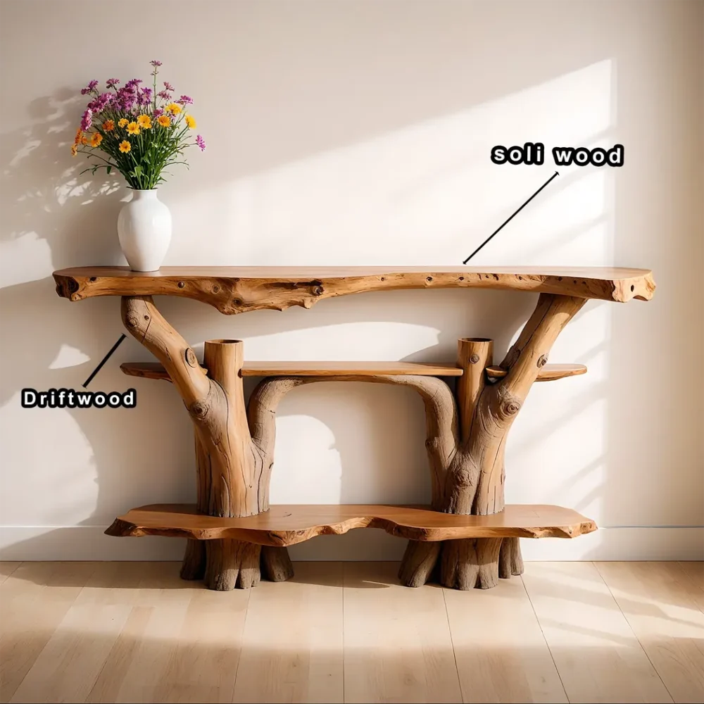 Console table, floating side table, narrow table, home decor table - Image 2