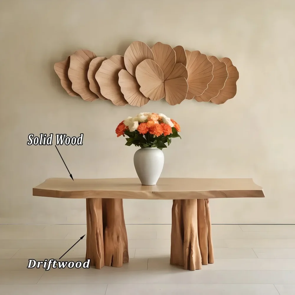 Farmhouse Console Table - Warm Beauty For Living Space - Image 2