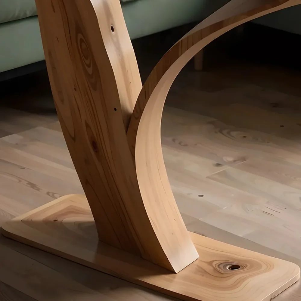 Handmade rustic natural wood console table, farmhouse style console table, living side table, entryway table - Image 3