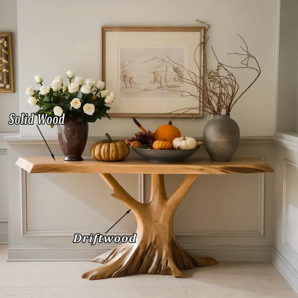 High-class Solid Wood Console Table - Creates a Classy Highlight for the Space - Image 2