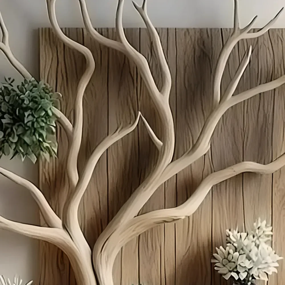 narrow table, decorative table, tree-shaped table - Image 2