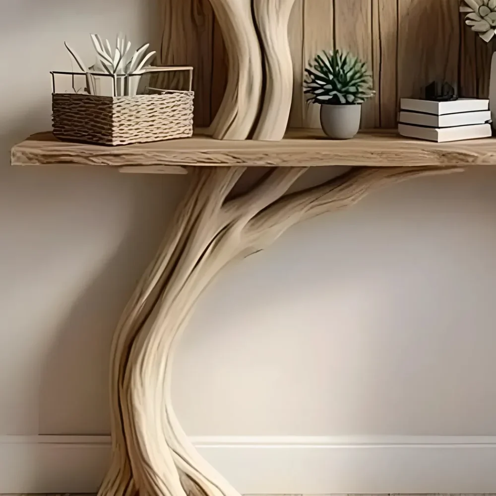 narrow table, decorative table, tree-shaped table - Image 4