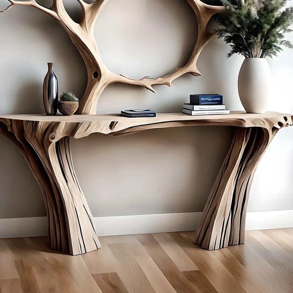 reading table, tree-shaped table, children's study table, souvenir display table - Image 2