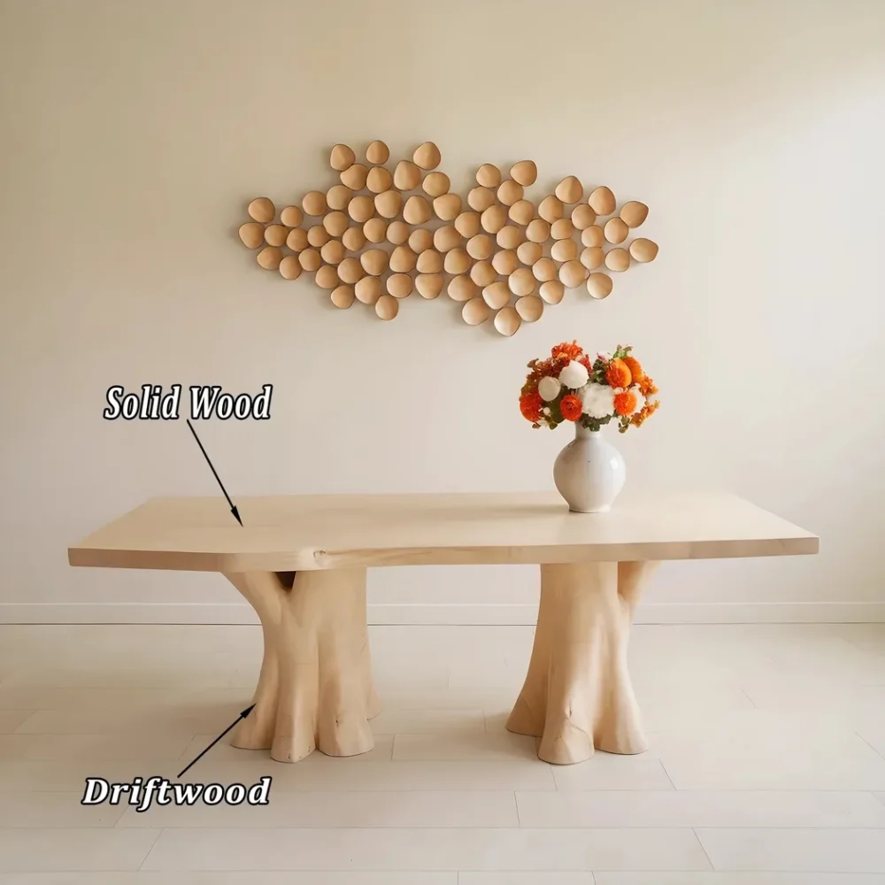 Rustic Console Table - Natural Rustic Style - Image 2