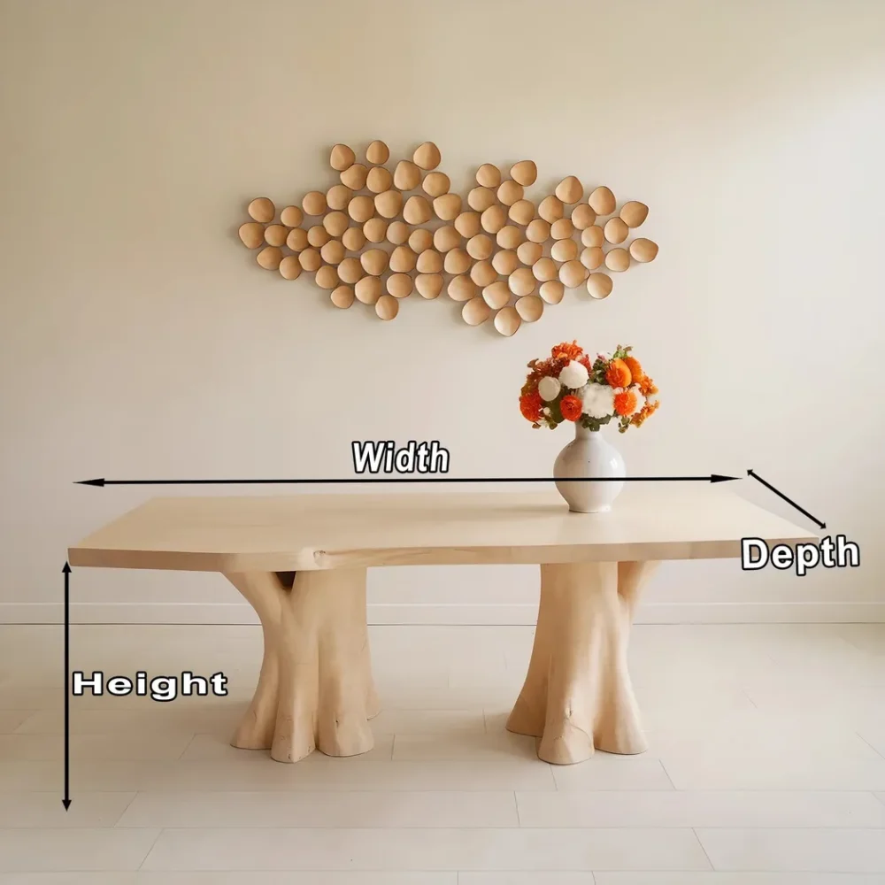 Rustic Console Table - Natural Rustic Style - Image 4