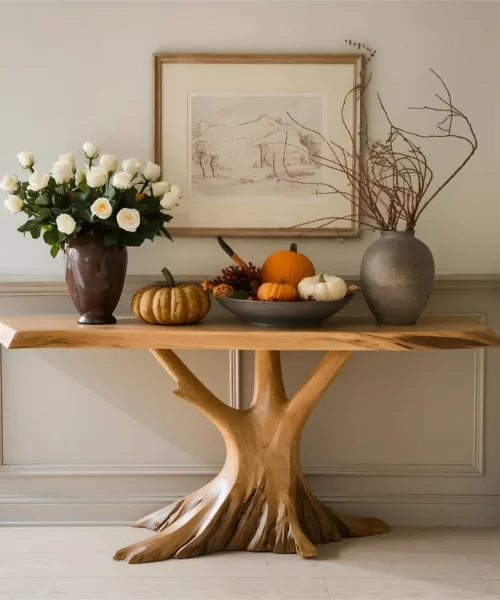 Wooden Console Table - Superior Durability And Natural Beauty