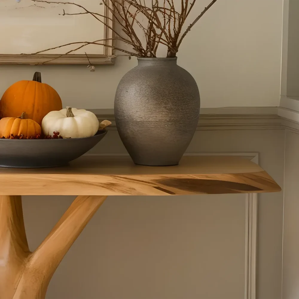 Wooden Console Table - Superior Durability And Natural Beauty - Image 3