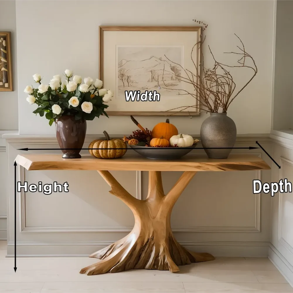 Wooden Console Table - Superior Durability And Natural Beauty - Image 4