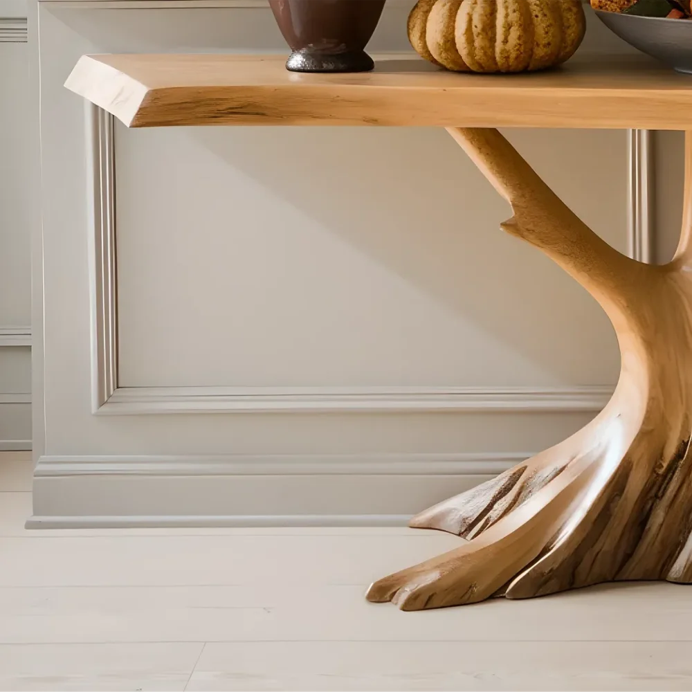 Wooden Console Table - Superior Durability And Natural Beauty - Image 5