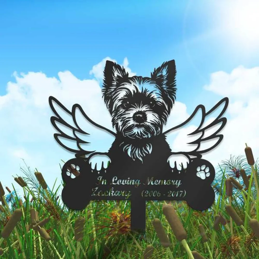 Custom Pet Memorial Stake,Personalized Pomeranian Metal Stake, Garden Sign, Garden Metal Decor, Dog Memorial Gift, Pet Loss Gift - Image 5