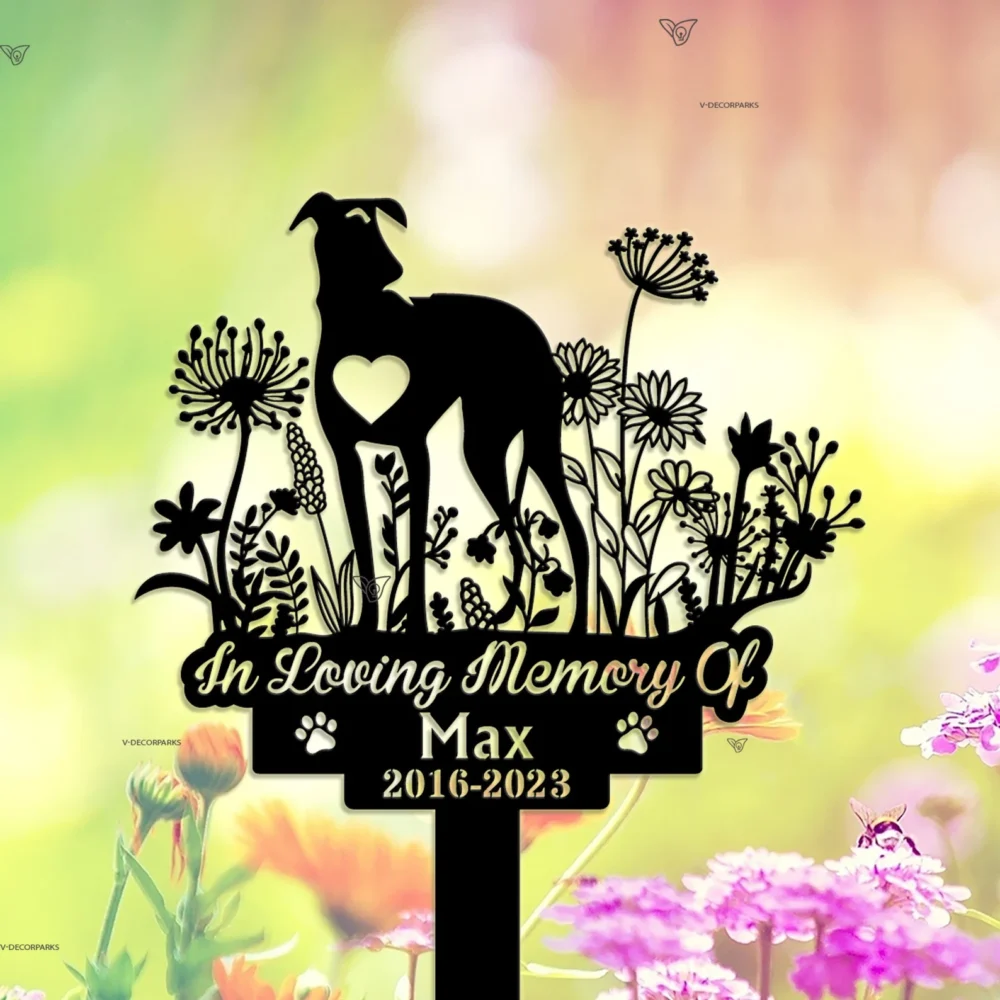 Custom Pet Memorial Stake,Personalized Pomeranian Metal Stake, Garden Sign, Garden Metal Decor, Dog Memorial Gift, Pet Loss Gift - Image 10
