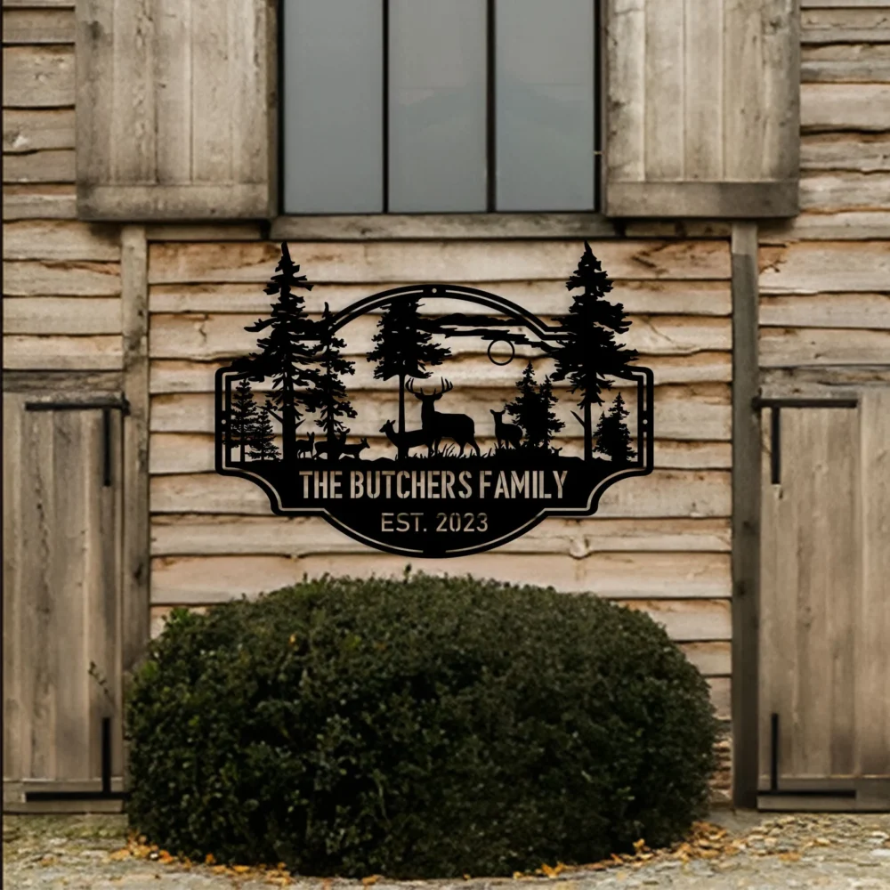Entryway Sign, Metal farm signs, Custom Farm Signs, Ranch Signs, Personalized Ranch Signs, Outdoor entryway signs, Custom Ranch Sign - Image 6