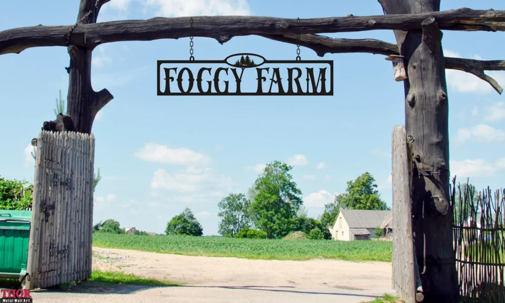 Entryway Sign, Metal farm signs, Custom Farm Signs, Ranch Signs, Personalized Ranch Signs, Outdoor entryway signs, Custom Ranch Sign - Image 7