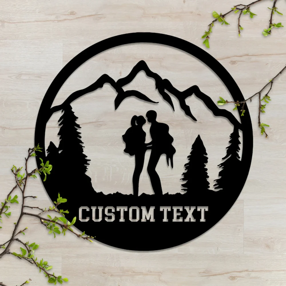 Personalized Wedding Anniversary Gift For Couple, Couple Metal Sign, Wedding Gift, Gift For Couples, Family Name Sign, Gift For Husband Wife - Image 3